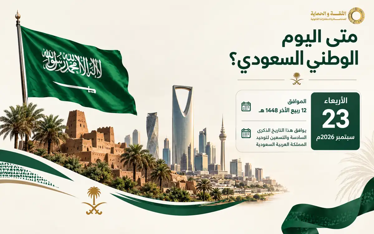 متى اليوم الوطني السعودي 2026؟ الموعد وأبرز مظاهر الاحتفال 2 متى اليوم الوطني السعودي 2026؟