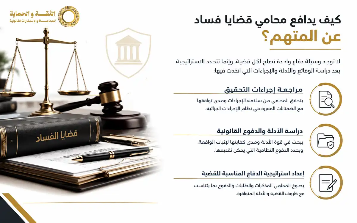 محامي قضايا فساد في السعودية 7 معايير لاختيار الأفضل 2 محامي قضايا فساد