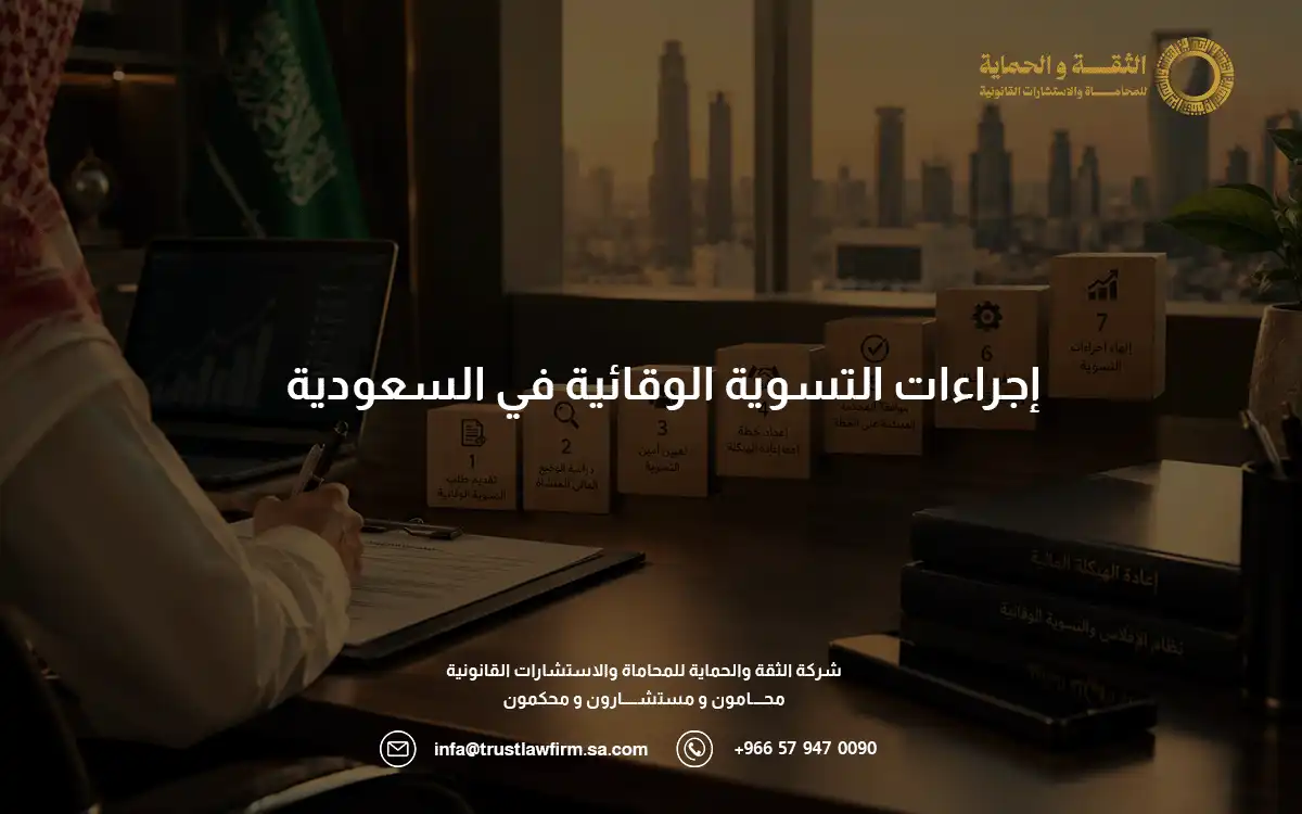 إجراءات التسوية الوقائية في السعودية: 7 خطوات نظامية لمعالجة التعثر المالي 6 إجراءات التسوية الوقائية